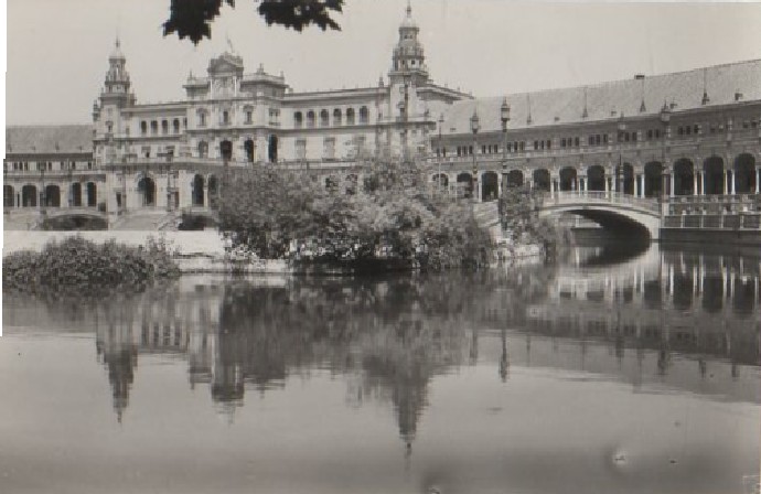 POSTAL SEVILLA PLAZA DE ESPAÑA