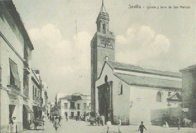 POSTAL SEVILLA IGLESIA Y TORRE DE SAN MARCOS (FACSÍMIL)