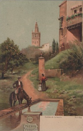 POSTAL SEVILLA CAMINO DE LA HUERTA