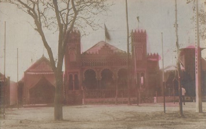 POSTAL SEVILLA EXPOSICIÓN DETALLES DE LA PLAZA DE ESPAÑA