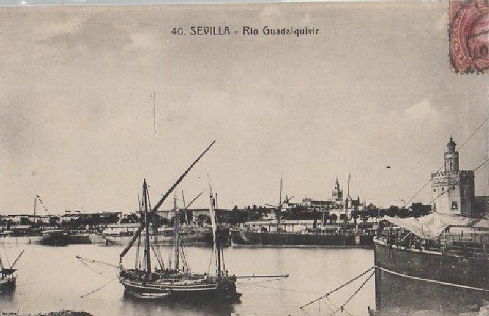 POSTAL SEVILLA RÍO GUADALQUIVIR