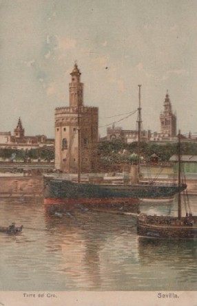 POSTAL SEVILLA TORRE DEL ORO