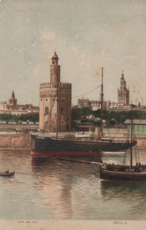 POSTAL SEVILLA TORRE DEL ORO