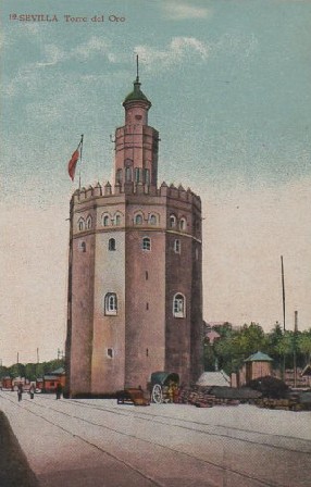 POSTAL SEVILLA TORRE DEL ORO