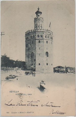 POSTAL SEVILLA TORRE DEL ORO