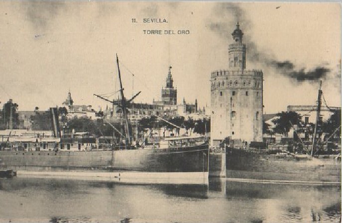 POSTAL SEVILLA TORRE DEL ORO