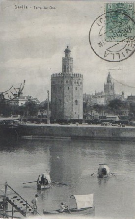 POSTAL SEVILLA TORRE DEL ORO