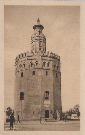 POSTAL SEVILLA LA CIUDAD Y SUS MONUMENTOS LA TORRE DEL ORO