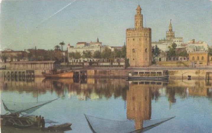 POSTAL SEVILLA TORRE DEL ORO