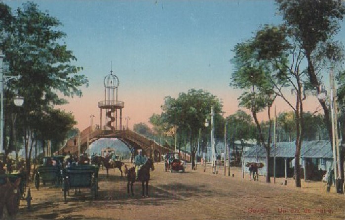 POSTAL SEVILLA SEVILLA UN DÍA DE FERIA