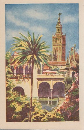 POSTAL SEVILLA JARDINES DEL ALCÁZAR