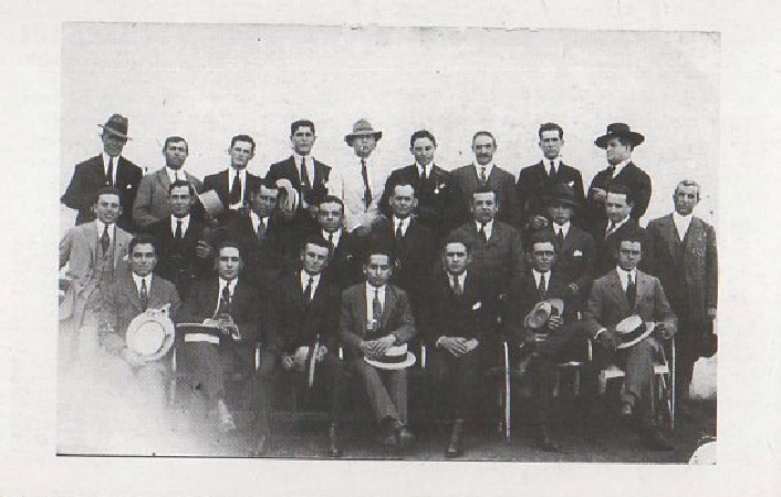 POSTAL REUNIÓN PANADEROS (REPRODUCCIÓN)
