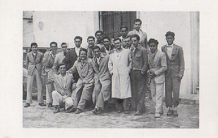 POSTAL REUNIÓN EN UTRERA (REPRODUCCIÓN)