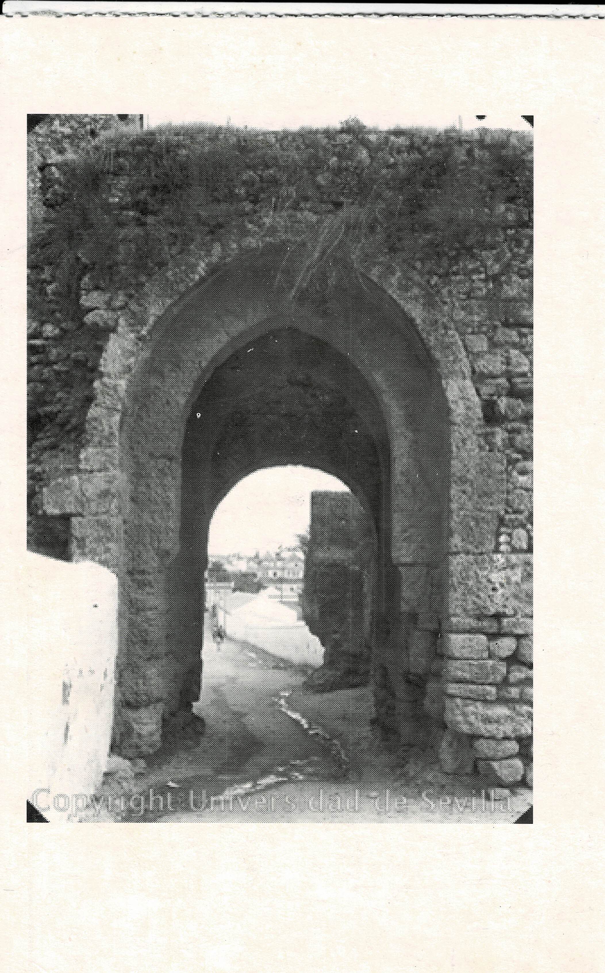 POSTAL DE ALCALA DE GUADAIRA. (REPRODUCCION): ARCO DE SAN MIGUEL