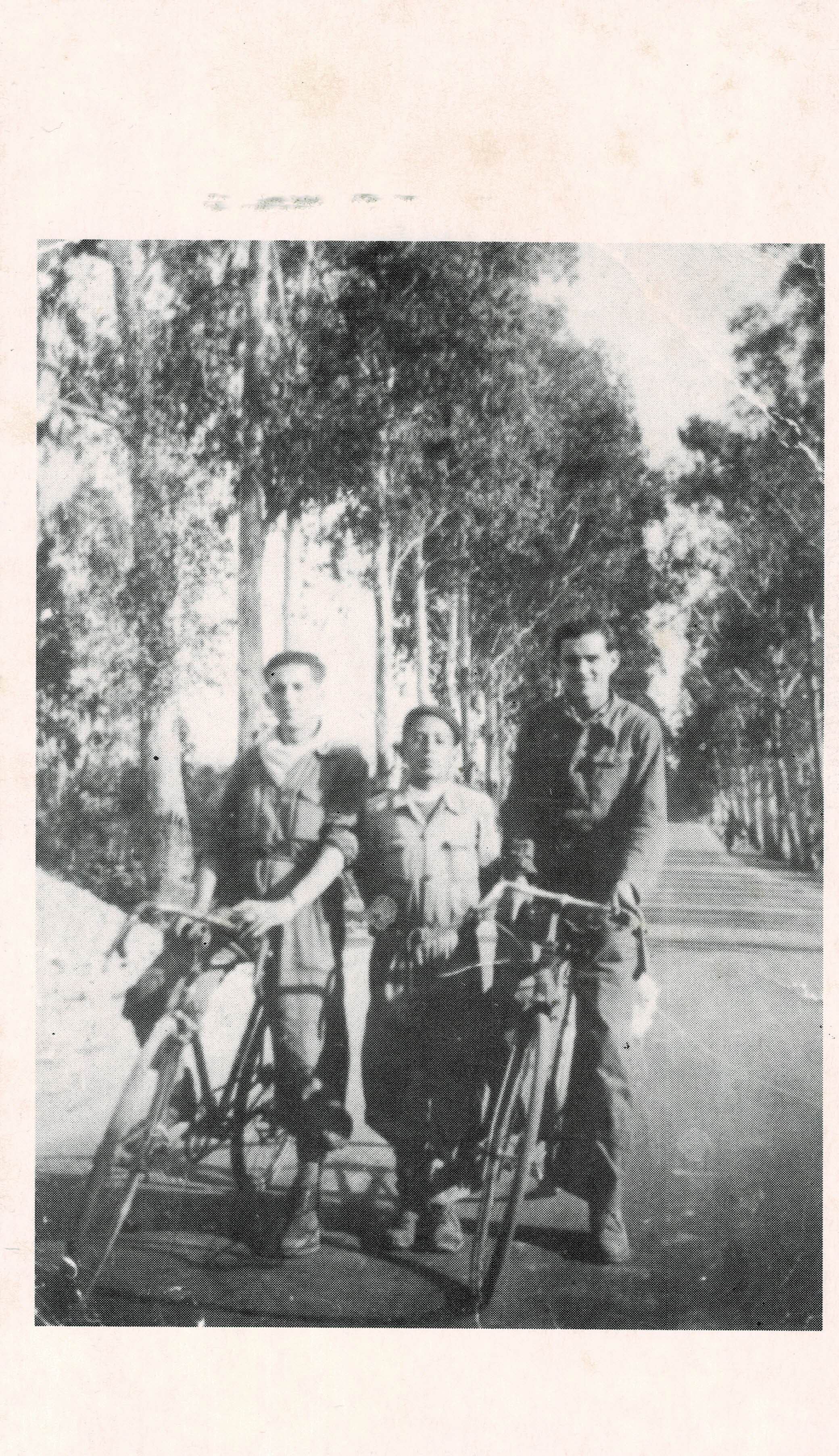 POSTAL DE ALCALA DE GUADAIRA. (REPRODUCCION): CICLISTAS
