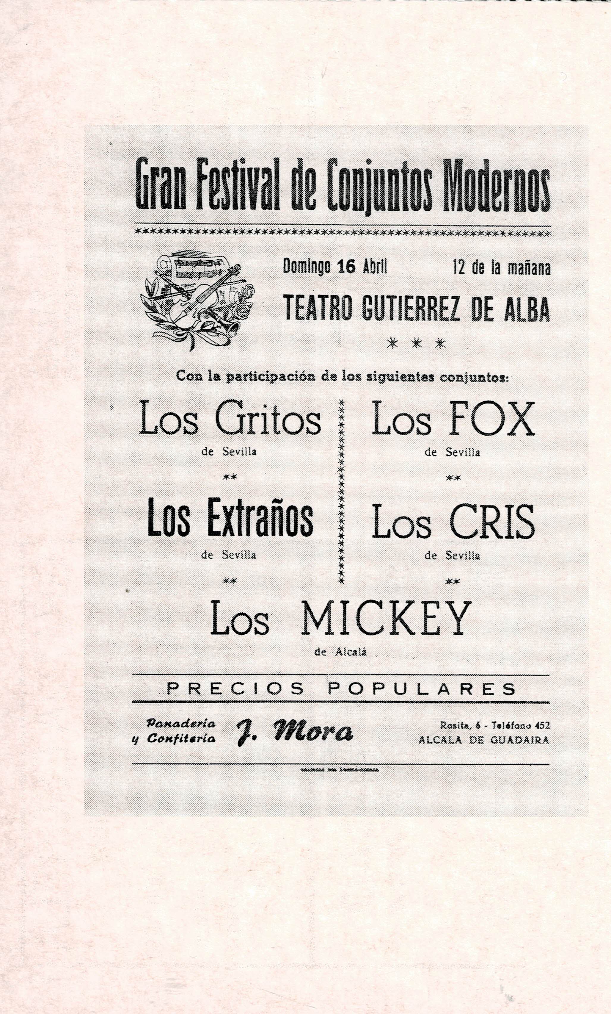POSTAL DE ALCALA DE GUADAIRA. (REPRODUCCION): CARTEL DE 1967