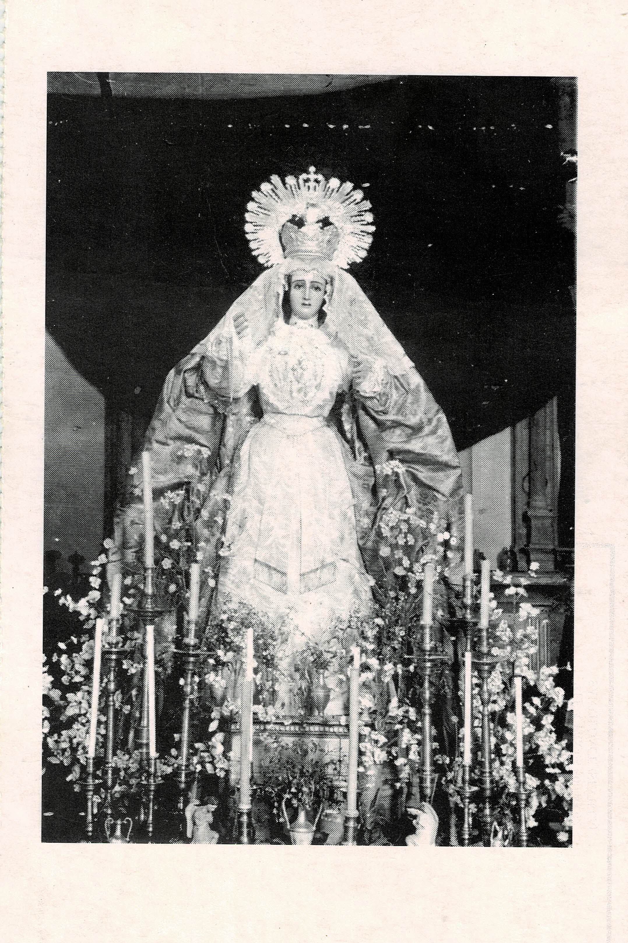 POSTAL DE ALCALA DE GUADAIRA. (REPRODUCCION): VIRGEN DE LA SOLEDAD