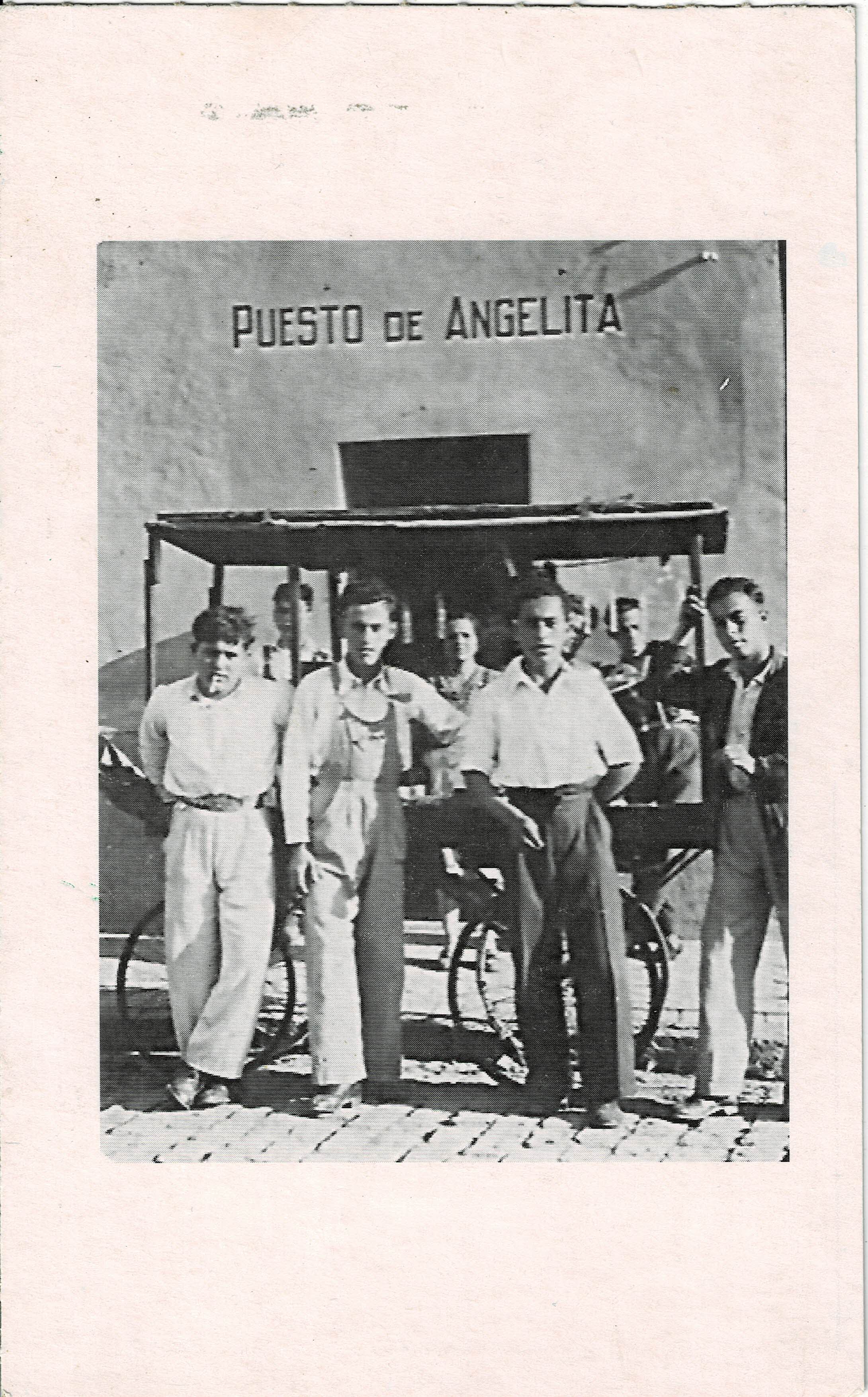 POSTAL DE ALCALA DE GUADAIRA. (REPRODUCCION): PUESTO DE ANGELITA