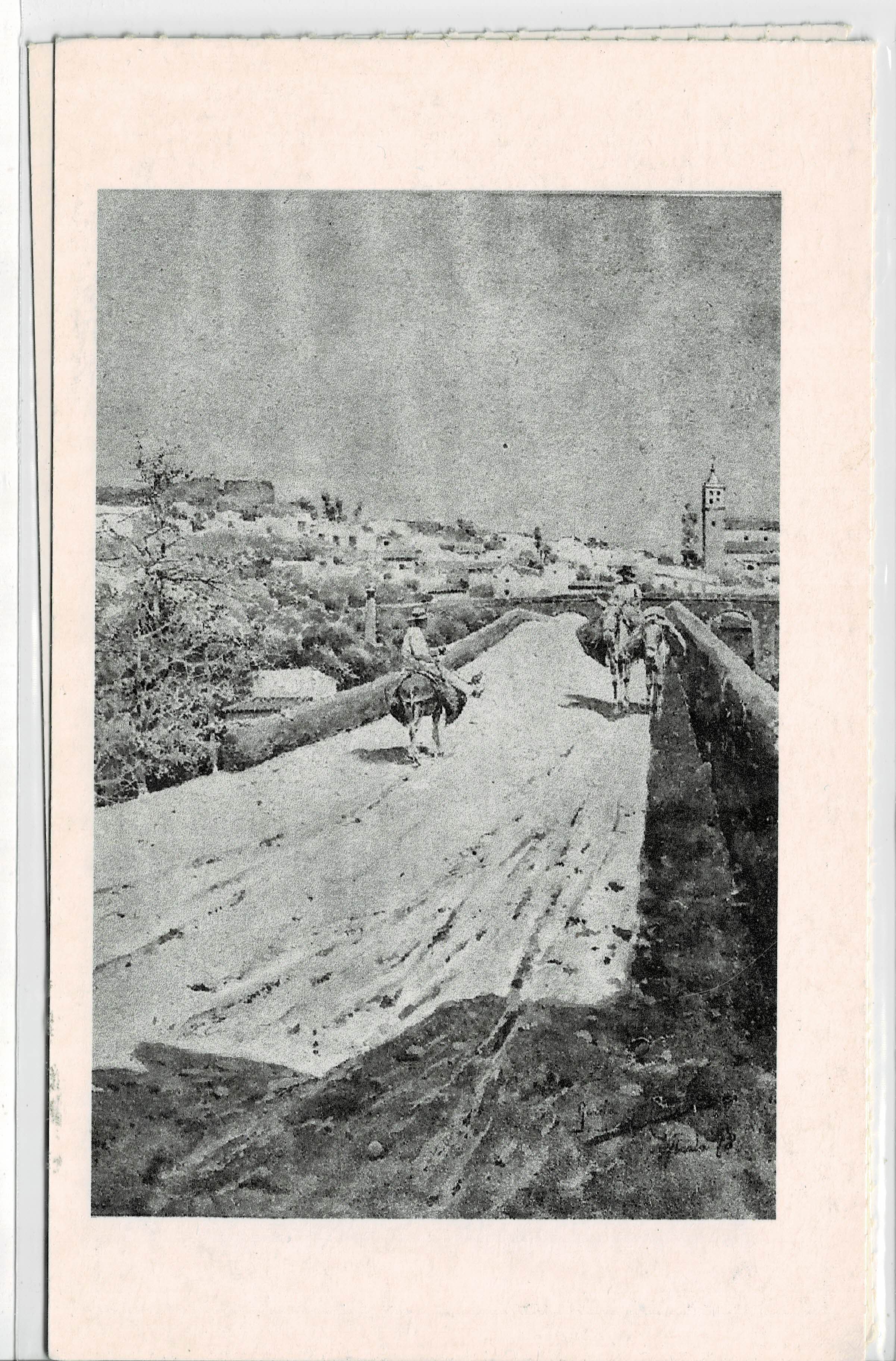 POSTAL DE ALCALA DE GUADAIRA. (REPRODUCCION): EL PUENTE