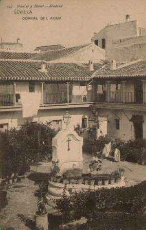 POSTAL ANTIGUA DE SEVILLA. CORRAL DEL AGUA.