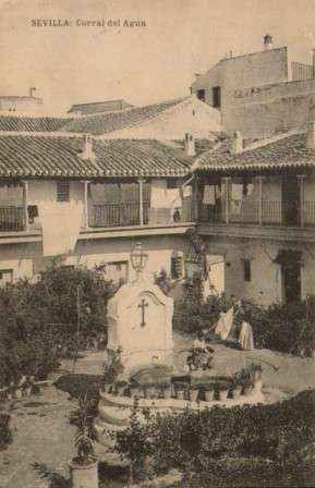 POSTAL ANTIGUA DE SEVILLA. CORRAL DEL AGUA.