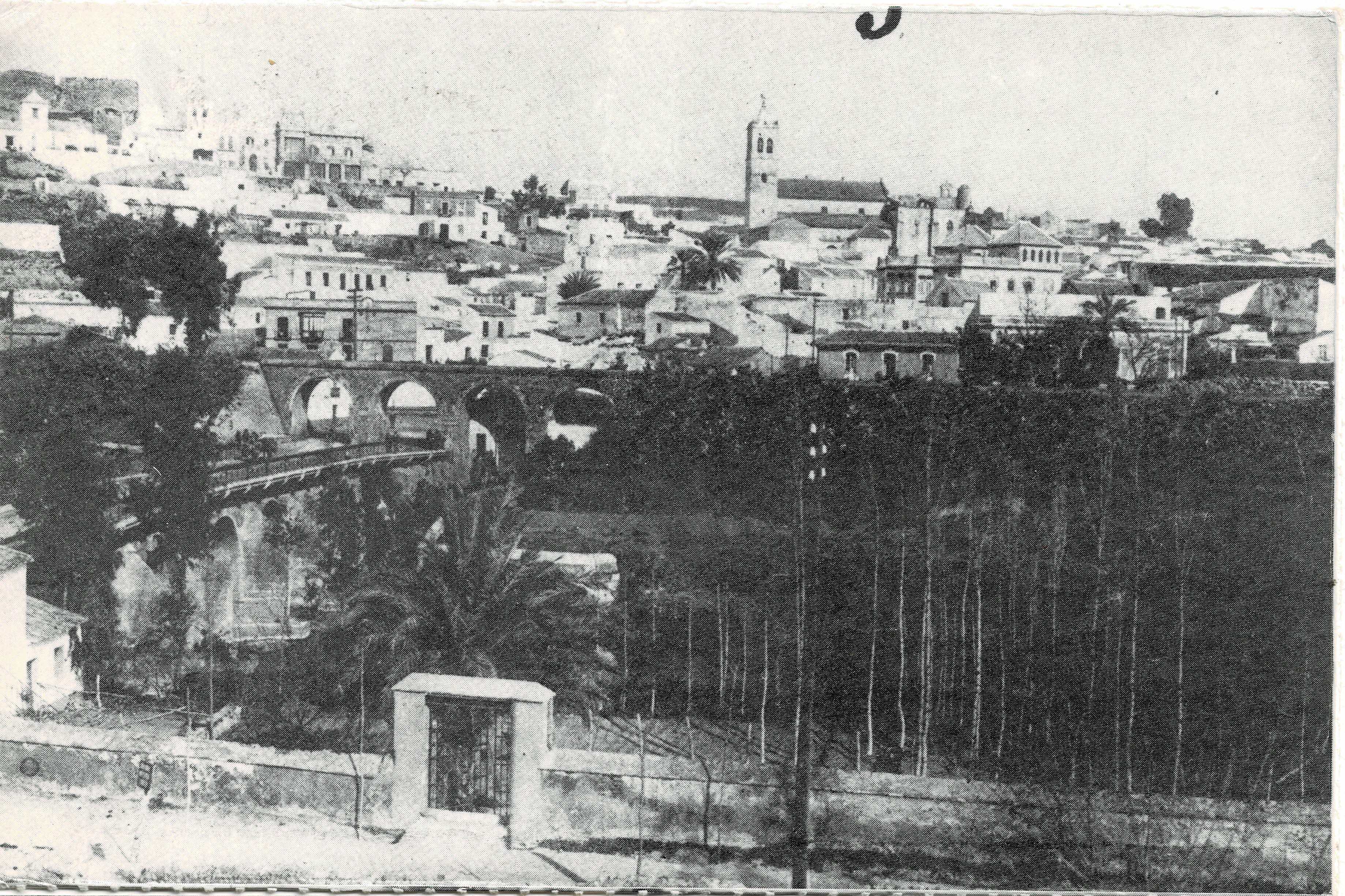 POSTAL MODERNA DE SEVILLA. ALCALA DE GUADAIRA. VISTA DESDE CARRETERA UTRERA. AÑOS 1929