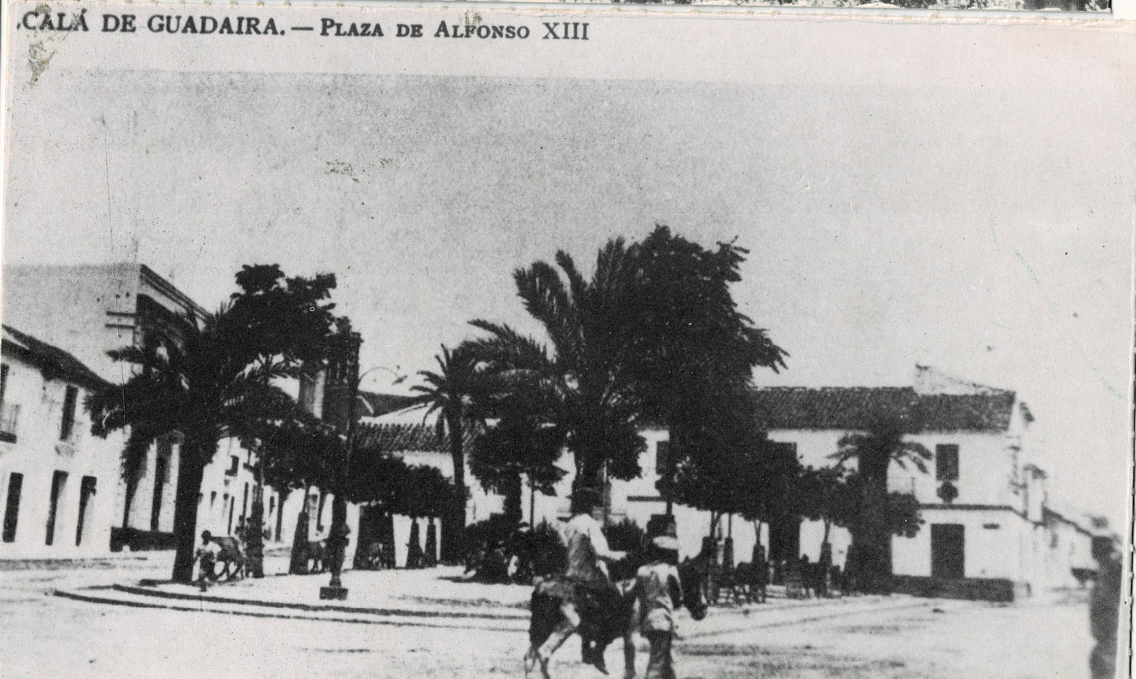 POSTAL MODERNA DE SEVILLA. ALCALA DE GUADAIRA. PLAZA ALFONSO XIII