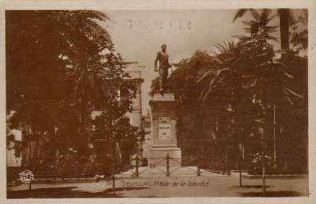 POSTAL ANTIGUA DE SEVILLA. PLAZA DE LA GAVIDIA. Nº 17.