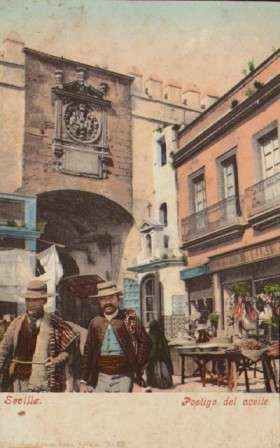 POSTAL ANTIGUA DE SEVILLA. POSTIGO DEL ACEITE.