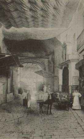 POSTAL ANTIGUA DE SEVILLA. POSTIGO DEL ACEITE.