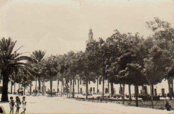 POSTAL LEBRIJA (SEVILLA). PLAZA JUAN DIAZ DE SOLIS.