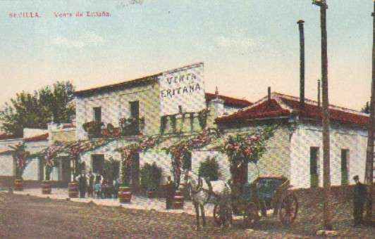 POSTAL ANTIGUA DE SEVILLA. VENTA DE ERITAÑA.