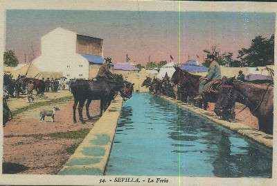POSTAL ANTIGUA DE SEVILLA 34 LA FERIA