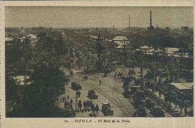 POSTAL ANTIGUA DE SEVILLA  10 EL REAL DE LA FERIA