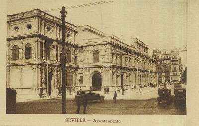 POSTAL ANTIGUA DE SEVILLA AYUNTAMIENTO