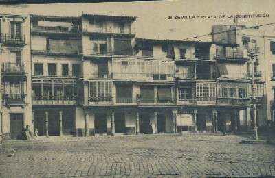 POSTAL ANTIGUA DE SEVILLA  PLAZA DE LA CONSTITUCION Nº 31