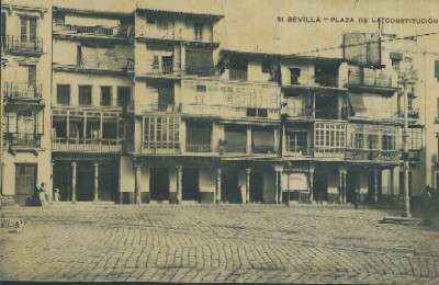 POSTAL ANTIGUA DE SEVILLA  PLAZA DE LA CONSTITUCION Nº 31