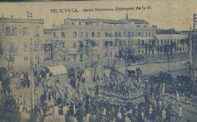 POSTAL ANTIGUA DE SEVILLA SEMANA SANTA JESUS NAZARENO PARROQUIA DE LA O Nº 535