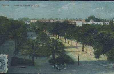 POSTAL ANTIGUA DE SEVILLA PASEO DE CATALINA DE RIVERA