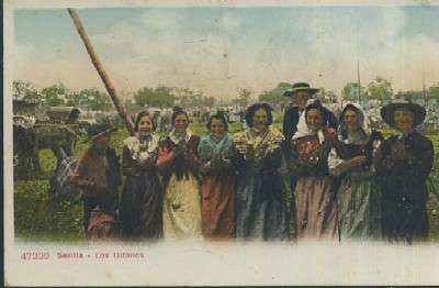 POSTAL ANTIGUA DE SEVILLA LOS GITANOS
