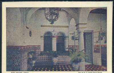 POSTAL DE SEVILLA -PATIOS SEVILLANOS. DETALLE  CASA DEL DR. D. JOAQUIN GARCIA NARANJO