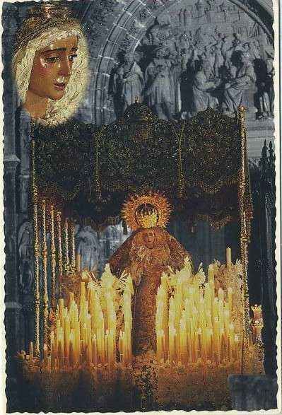 POSTAL DE SEVILLA. SEMANA SANTA Nº 57. MARIA SANTISIMA DEL REFUGIO