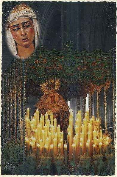 POSTAL DE SEVILLA. SEMANA SANTA Nº 96. MARIA SANTISIMA DE LAS ANGUSTIAS CORONADA