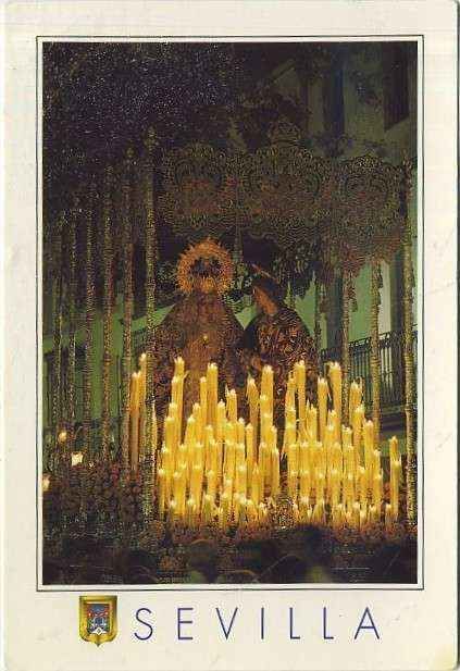 POSTAL DE SEVILLA. SEMANA SANTA. MARIA SANTISIMA DEL DULCE NOMBRE