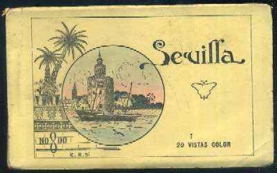 POSTAL ANTIGUA DE SEVILLA - CUADERNILLO CON 20 VISTAS A COLOR