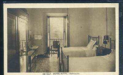 POSTAL ANTIGUA DE SEVILLA - HOTEL ROYAL HABITACION