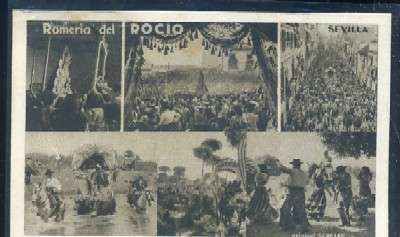 POSTAL DE SEVILLA. ROMERIA DEL ROCIO
