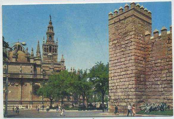 POSTAL DE SEVILLA. CATEDRAL Y TORRE DEL ALCAZAR Nº 16