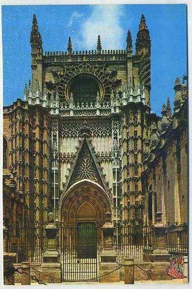 POSTAL DE SEVILLA. PUERTA DEL PRINCIPE EN LA CATEDRAL Nº 522