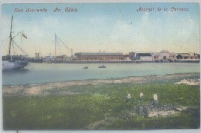 POSTAL ANTIGUA DE SAN FERNANDO. CADIZ. ARSENAL DE LA CARRACA Nº 5083